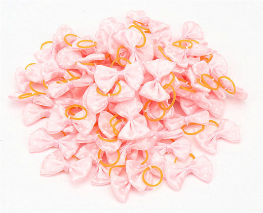 Fluffy Fur Bow 10 Count (Ties)