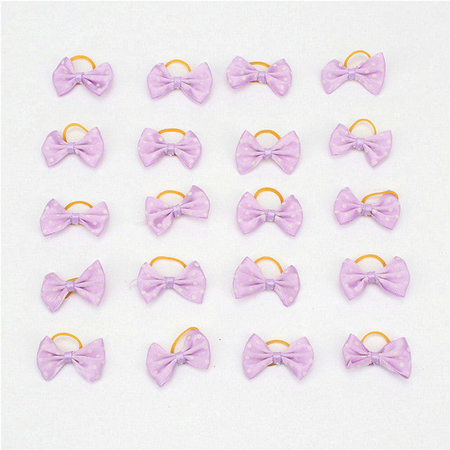 Fluffy Fur Bow 10 Count (Ties)