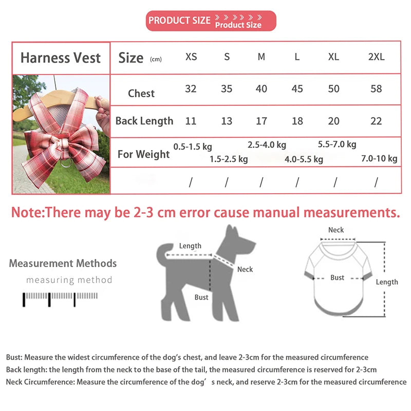 Rosie Dog Dress Harness And Leash