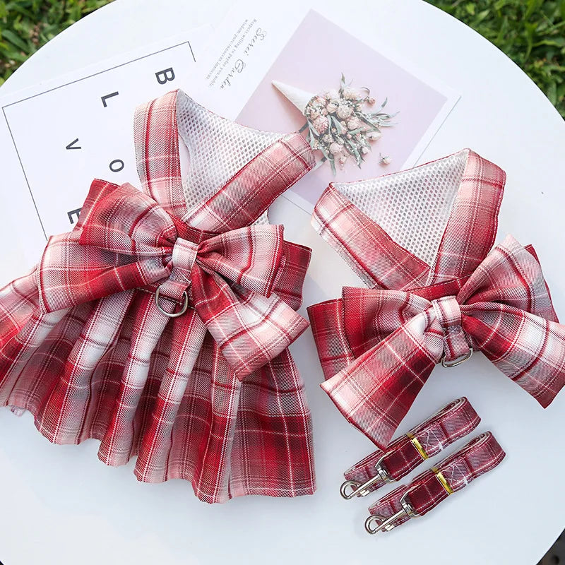 Rosie Dog Dress Harness And Leash