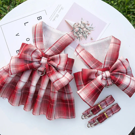 Rosie Dog Dress Harness And Leash