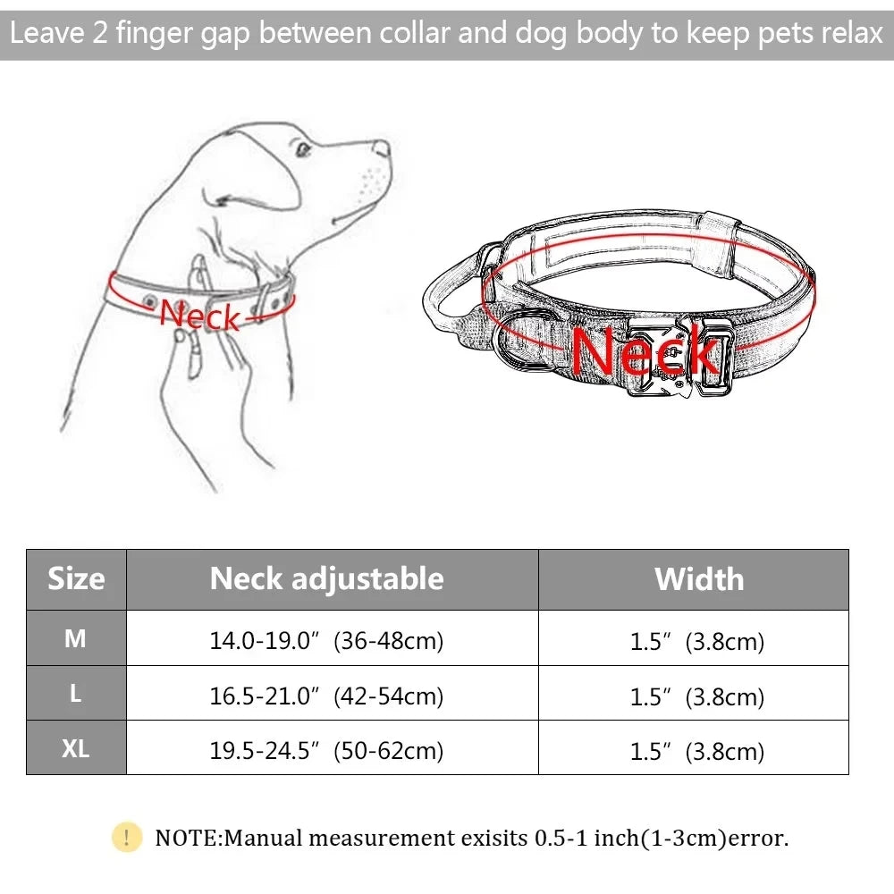 Zara Adjustable Tactical Collar With Buckle