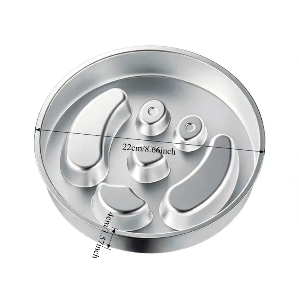 Esby Steel Slow Feeder Dog Bowls