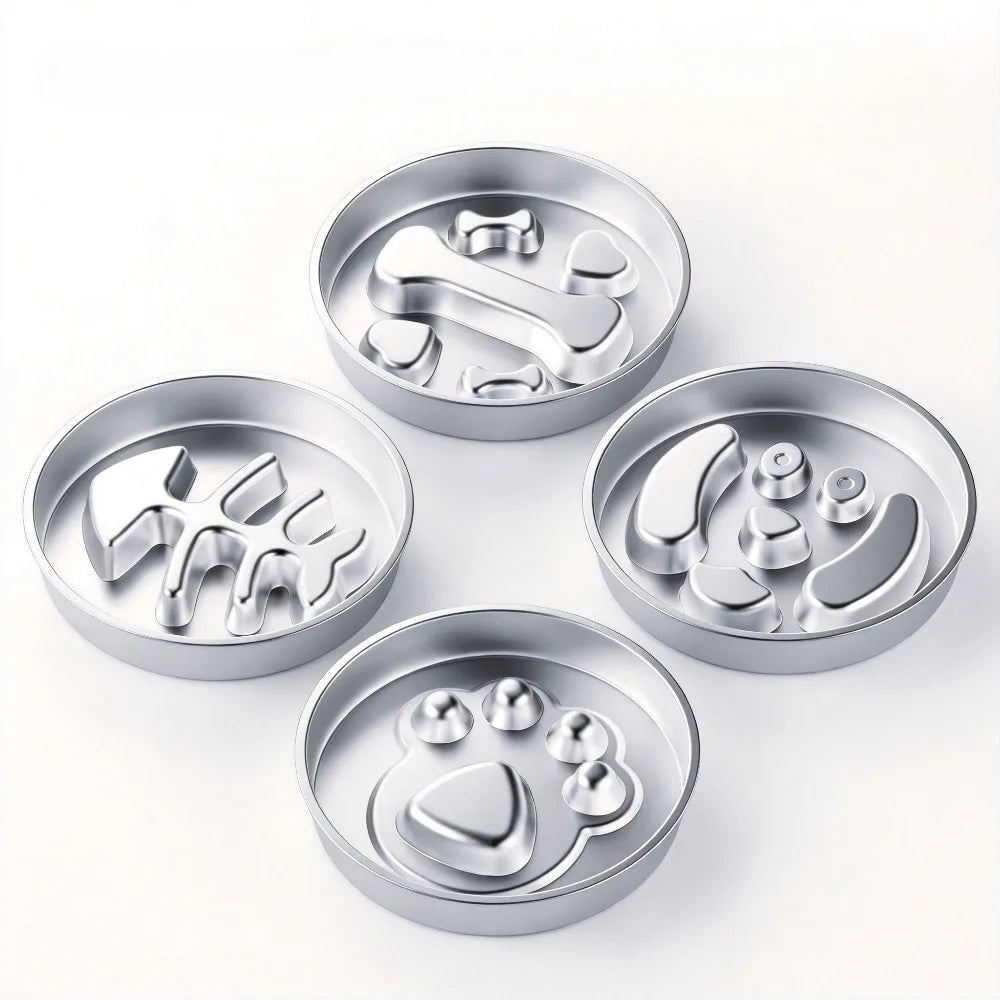 Esby Steel Slow Feeder Dog Bowls