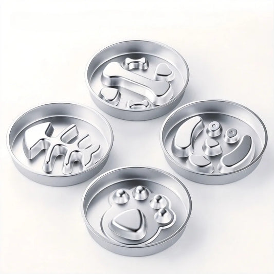 Esby Steel Slow Feeder Dog Bowls