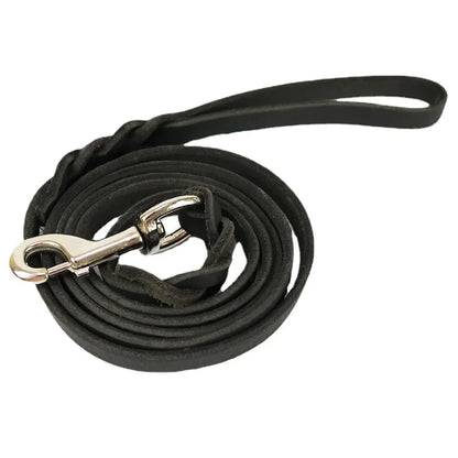 Miko Braided Leather Dog Leash