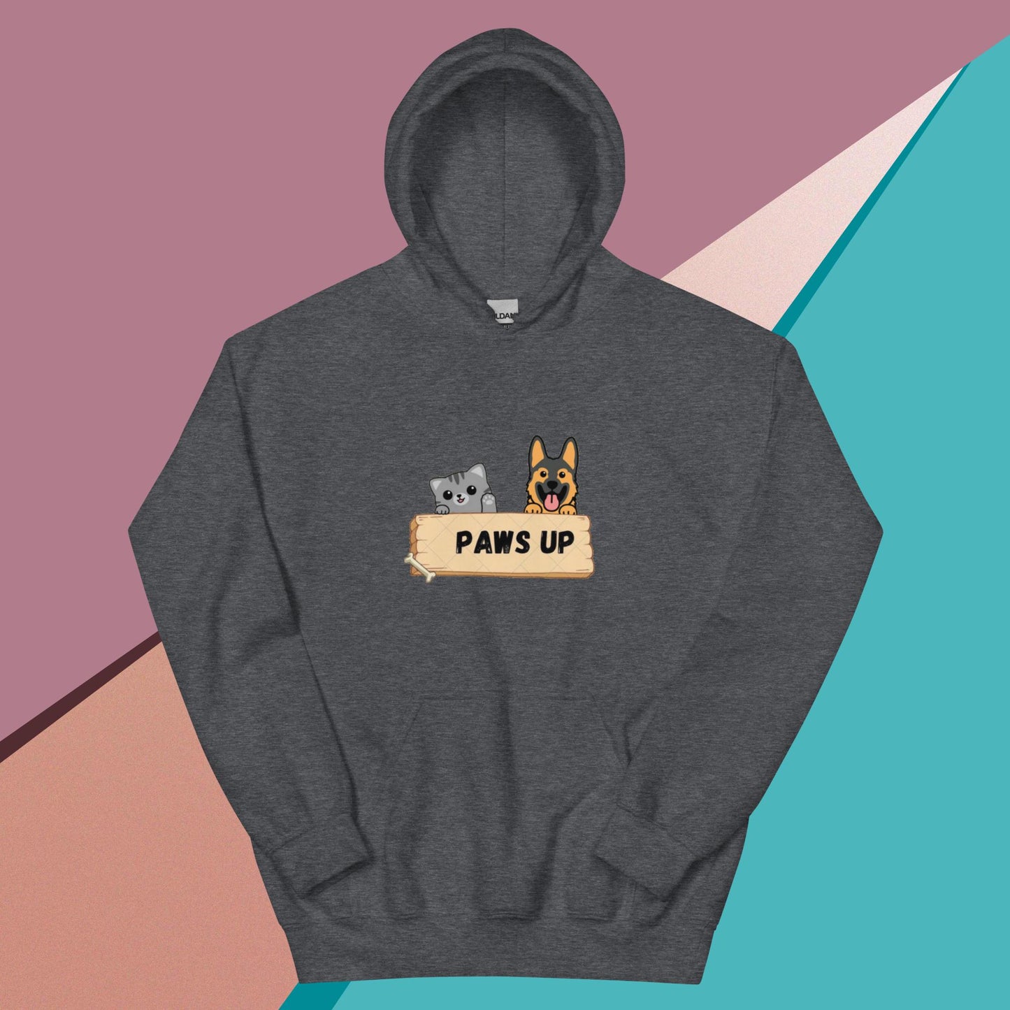 PawsUpUSA Unisex Hoodie (Printed Logo)