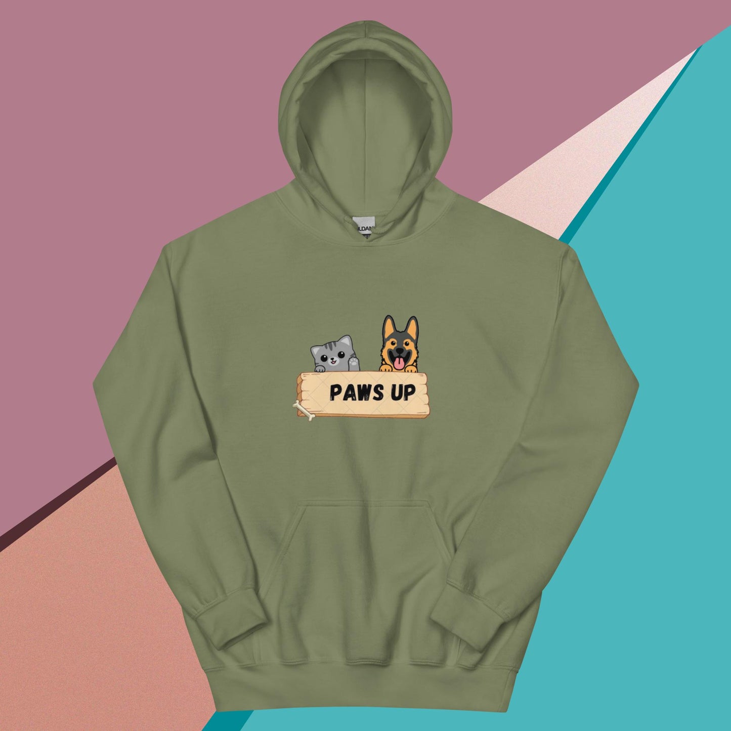 PawsUpUSA Unisex Hoodie (Printed Logo)