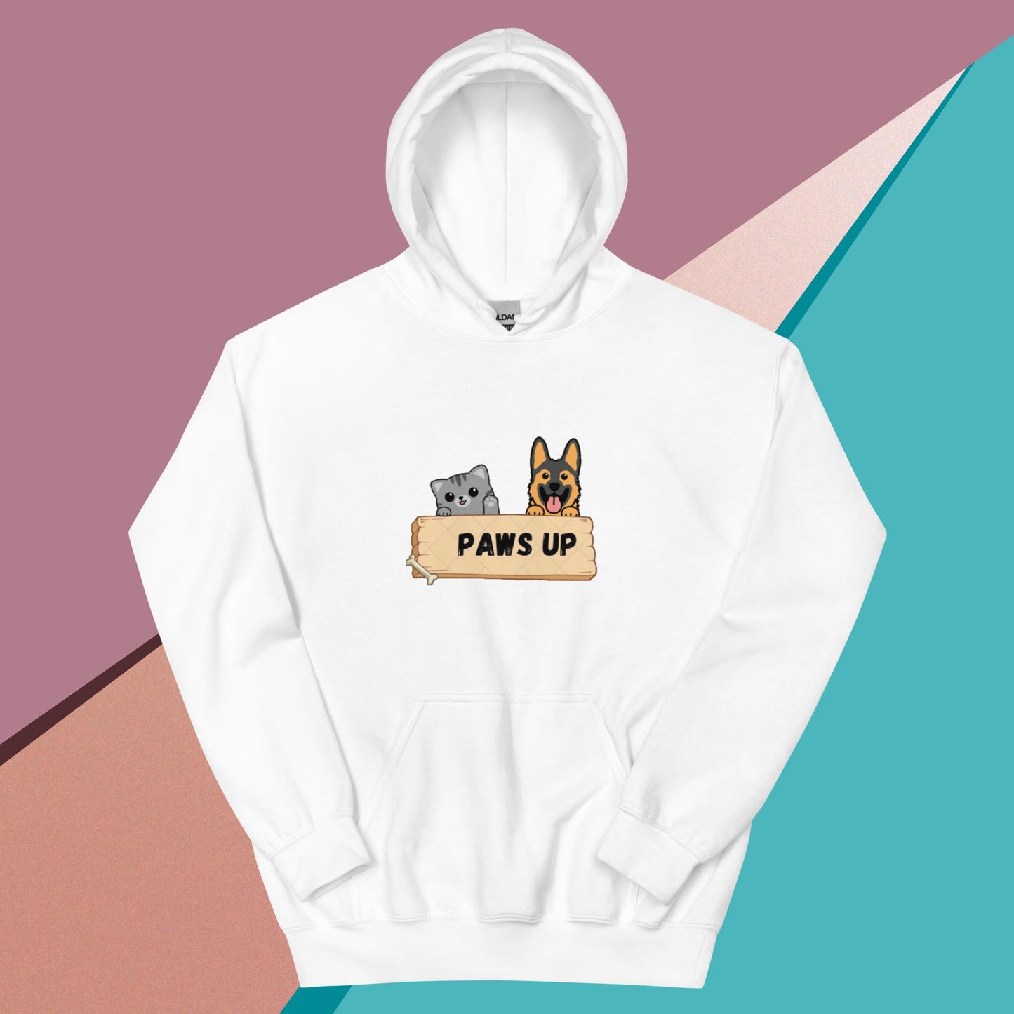 PawsUpUSA Unisex Hoodie (Printed Logo)