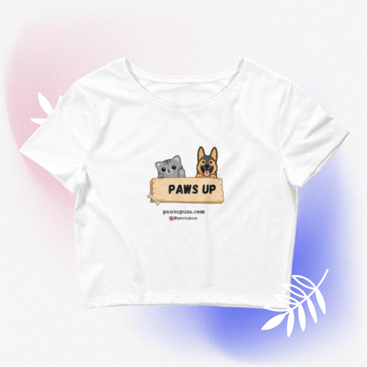 PawsUpUSA Crop Tee